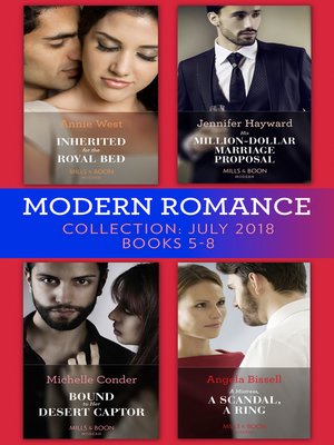 cover image of Modern Romance July 2018 Books 5-8 Collection